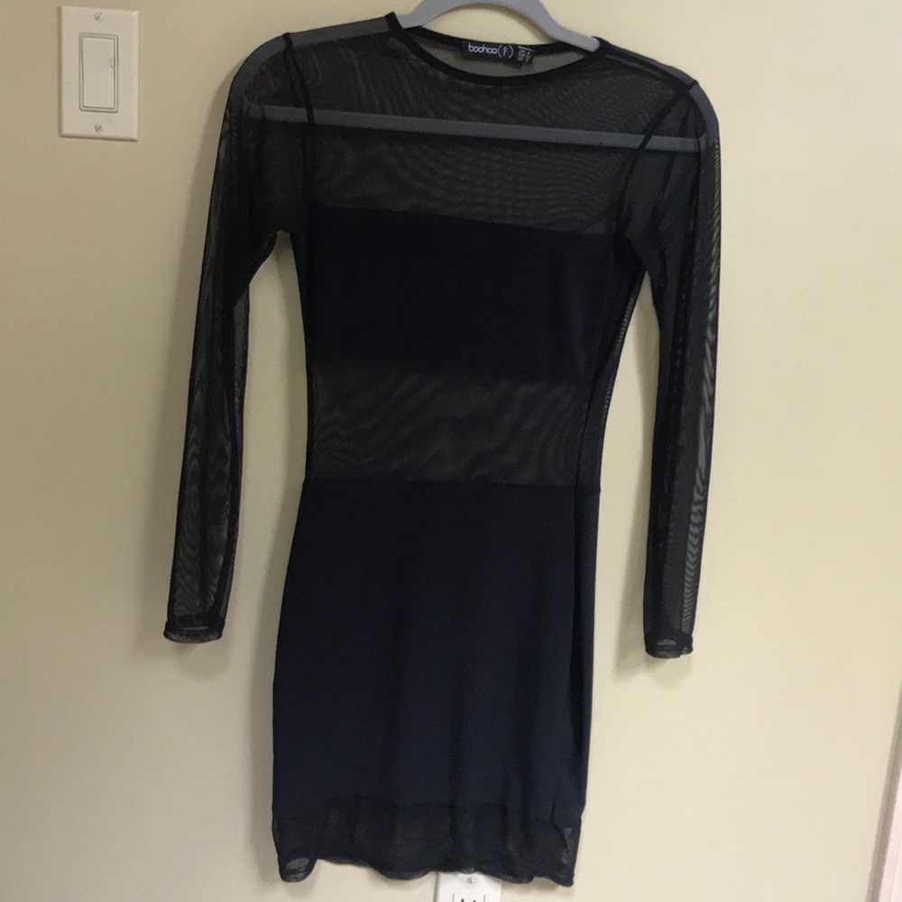 Sheer Black Dress